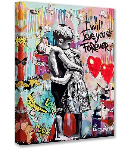 Rare Boy Meets Girl - Banksy Bristol NEW Modern Street Art Art